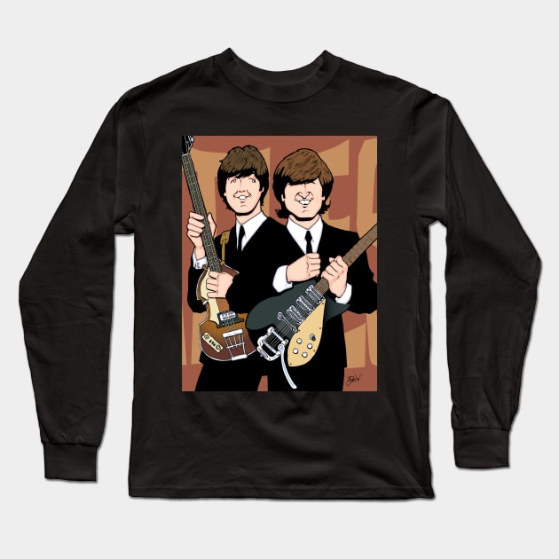 John & Paul Long Sleeve T-Shirt by Parisi Studios